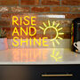 'Rise And Shine' Neon Light, thumbnail 1 of 2