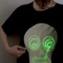 Skull Glow In The Dark Interactive T Shirt/ Sweatshirt, thumbnail 1 of 6
