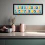 Framed Kitchen Slogan Print Life Is Short Lick The Bowl, thumbnail 5 of 8