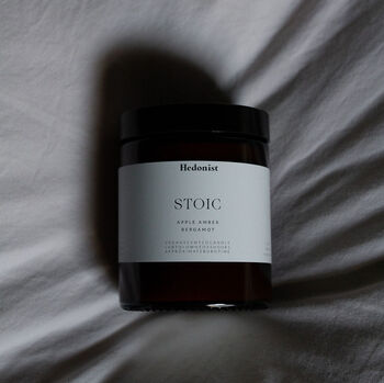 Stoic Apple Amber And Bergamot Candle, 2 of 2