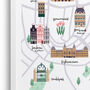 Personalised Amsterdam City Map Print, thumbnail 5 of 7