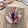 Teaching Assistant Card With Dried Flowers, thumbnail 1 of 3