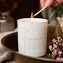 Gift For Friend Floral Glow Through Scented Candle, thumbnail 1 of 10