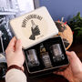 Personalised Whiskey Tin Gift Set For Dad Or Him, thumbnail 1 of 2