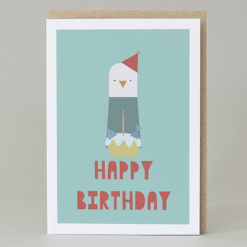 'Happy Birthday' Seagull Card, 2 of 5