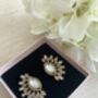 Pink Kundan Statement Lightweight Earrings, thumbnail 1 of 5
