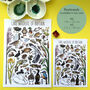 Lake Wildlife Of Britain Watercolour Postcard, thumbnail 2 of 9