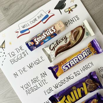 Personalised Exam Results Graduation Chocolate Board, 7 of 7