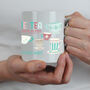 Personalised Nine Tea Tea Mug 90th Birthday Gift, thumbnail 3 of 5