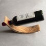 Natural Olive Wood Wine Holder, thumbnail 3 of 4