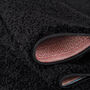 The Rugs Plain Black Shaggy Rug, thumbnail 6 of 12