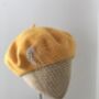 Yellow Beret With Optional Veil And Accessories, thumbnail 5 of 12