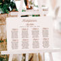 Sparkly Themed Acrylic Wedding Table Seating Plan, thumbnail 1 of 3