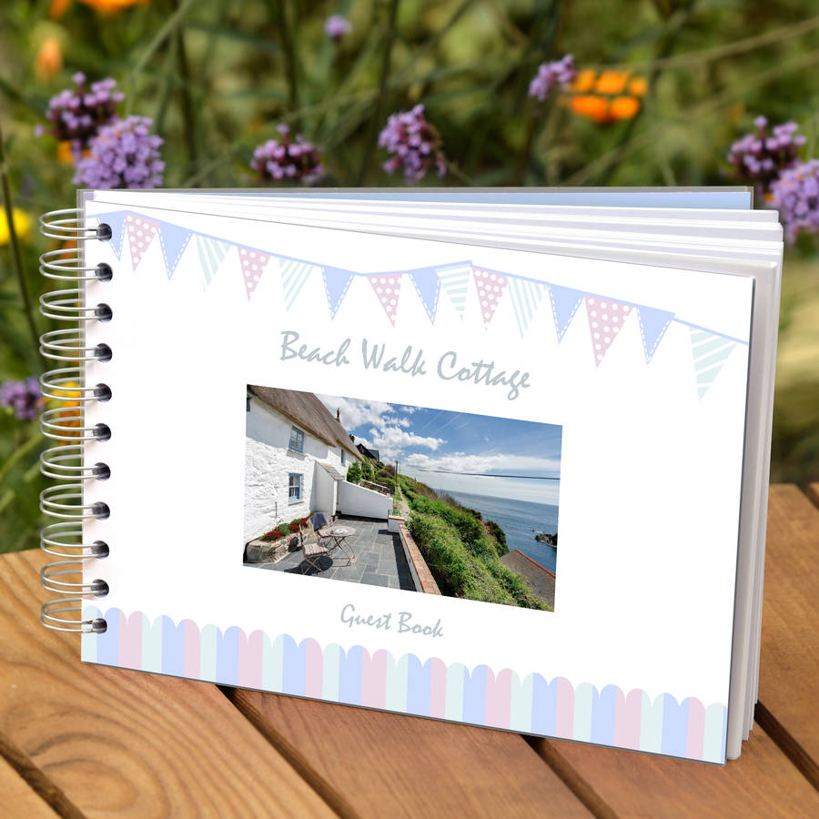 Personalised Holiday Home Guest Book By Amanda Hancocks