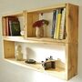 Handcrafted Antique Styled Wooden Wall Units, thumbnail 3 of 5