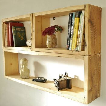 Handcrafted Antique Styled Wooden Wall Units, 3 of 5