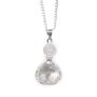 Gemstone Healing Hands Pendant Rock Quartz, thumbnail 8 of 9