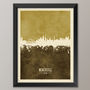 Newcastle Skyline Print And Box Canvas, thumbnail 7 of 7