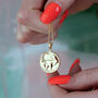 Cat Heads And Tails Coin Necklace, thumbnail 5 of 12