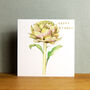 Gold Foiled Artichoke Birthday Card, thumbnail 4 of 4