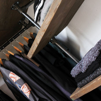 Noah Dressing Room Shelving Hanging Unit Wardrobe, 6 of 10