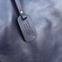 Tall Navy Blue Pebbled Leather Tote With Inner Bag, thumbnail 4 of 7
