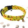 Yellow Bee And Strawberry Dog Collar And Lead, thumbnail 4 of 8
