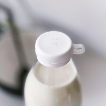 Glass Milk Bottle With Personalised Label, 2 of 7