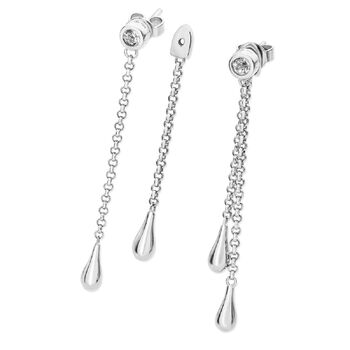 Interchangeable Drops With White Topaz, 2 of 4