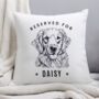 Personalised Dog Breed Cushion, thumbnail 3 of 5