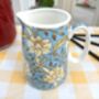 Cream Jug In Blue Chrysanthemum Design, thumbnail 2 of 6