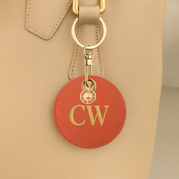 Personalised Vegan Leather Bag Accessory With Charm, 6 of 8