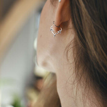 Seraphina Huggie Hoops, 7 of 7