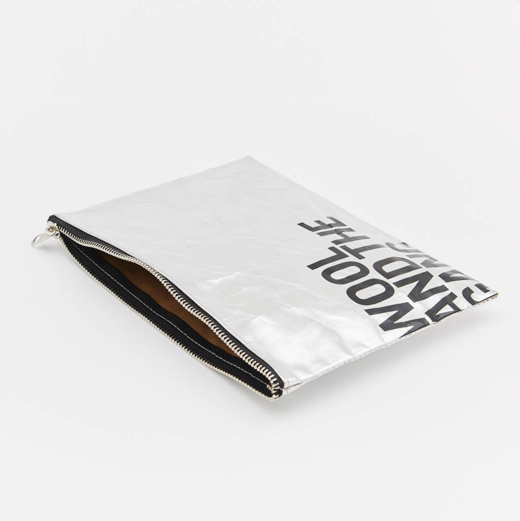 Silver Tool Pouch By Wool And The Gang By Wool and the Gang ...