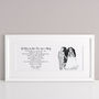 Personalised Illustrated Poem Or Vows Print, thumbnail 4 of 5