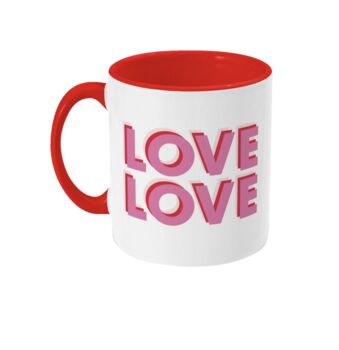 Love Love Mug Two Toned, 2 of 2