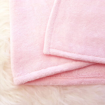 Personalised Bunny Children's Hooded Towel, 5 of 7