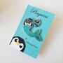 Glittery Mermaid Penguin Enamel Pin Badge, thumbnail 3 of 12