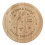 Personalised Christmas Eve Santa Treats Wooden Board, thumbnail 3 of 3