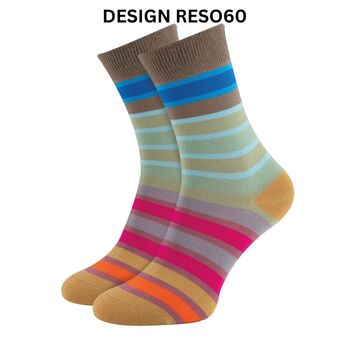 High Quality Cotton Mix Multi Colour Socks 36to41, 2 of 7