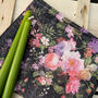 Velvet Rose Paper Luxe Napkins | Dark Floral | Eco Friendly 33 X 33cm, thumbnail 3 of 5