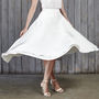 Thomas Bridal Midi Skirt, thumbnail 1 of 4