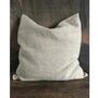 100% Natural Linen Cushion Cover, 60 X 60, thumbnail 1 of 4