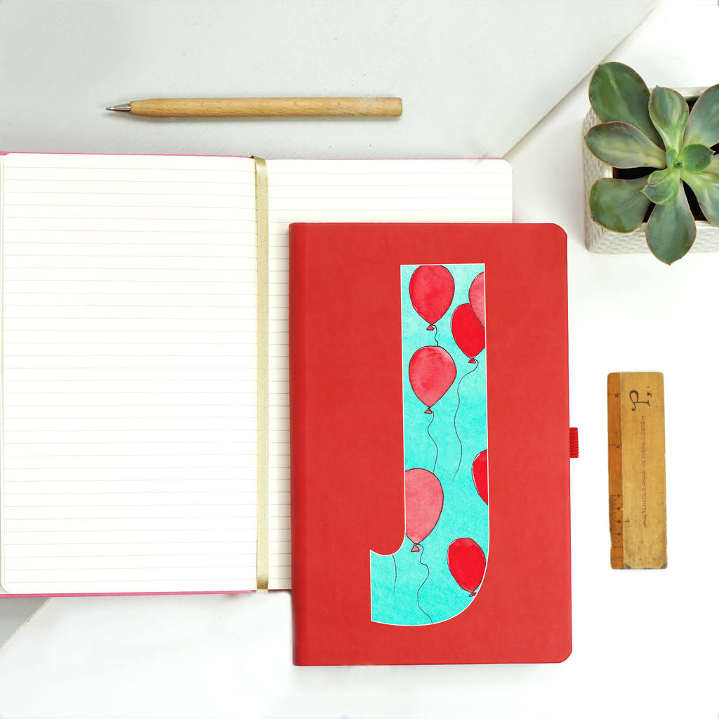 personalised wonderland initial notebook by this is nessie