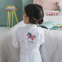 Personalised Children's Unicorn Dressing Gown, thumbnail 2 of 6