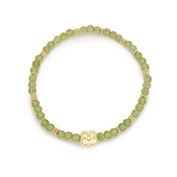 Wonder Green Gemstone Stretch Bracelets, 5 of 6