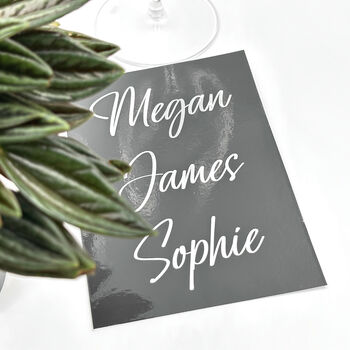 Name Vinyl Stickers For Weddings, Birthdays And Christmas Parties, 10 of 11