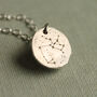 Sterling Silver Zodiac Constellation Personalized Necklace, thumbnail 1 of 11