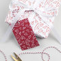 Handrawn Hearts Valentines Wrapping Paper, thumbnail 6 of 8