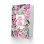 Step Mum Boho Wildflowers Pink Her Birthday Card, thumbnail 2 of 5